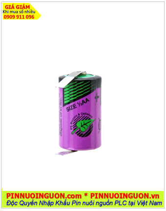 Pin Tadiran TL-2150; Pin nuôi nguồn PLC Tadiran TL-2150 lithium 3.6v 1/2AA 1000mAh _Xuất xứ Israel